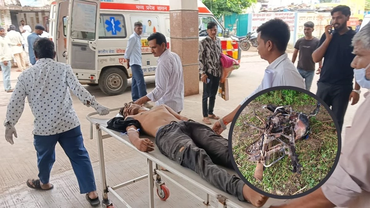 शाजापुर में तनाव: हिंदू युवती को लेकर भागे मुस्लिम युवक की पिटाई, बाइक जलाई; लड़की की तलाश जारी