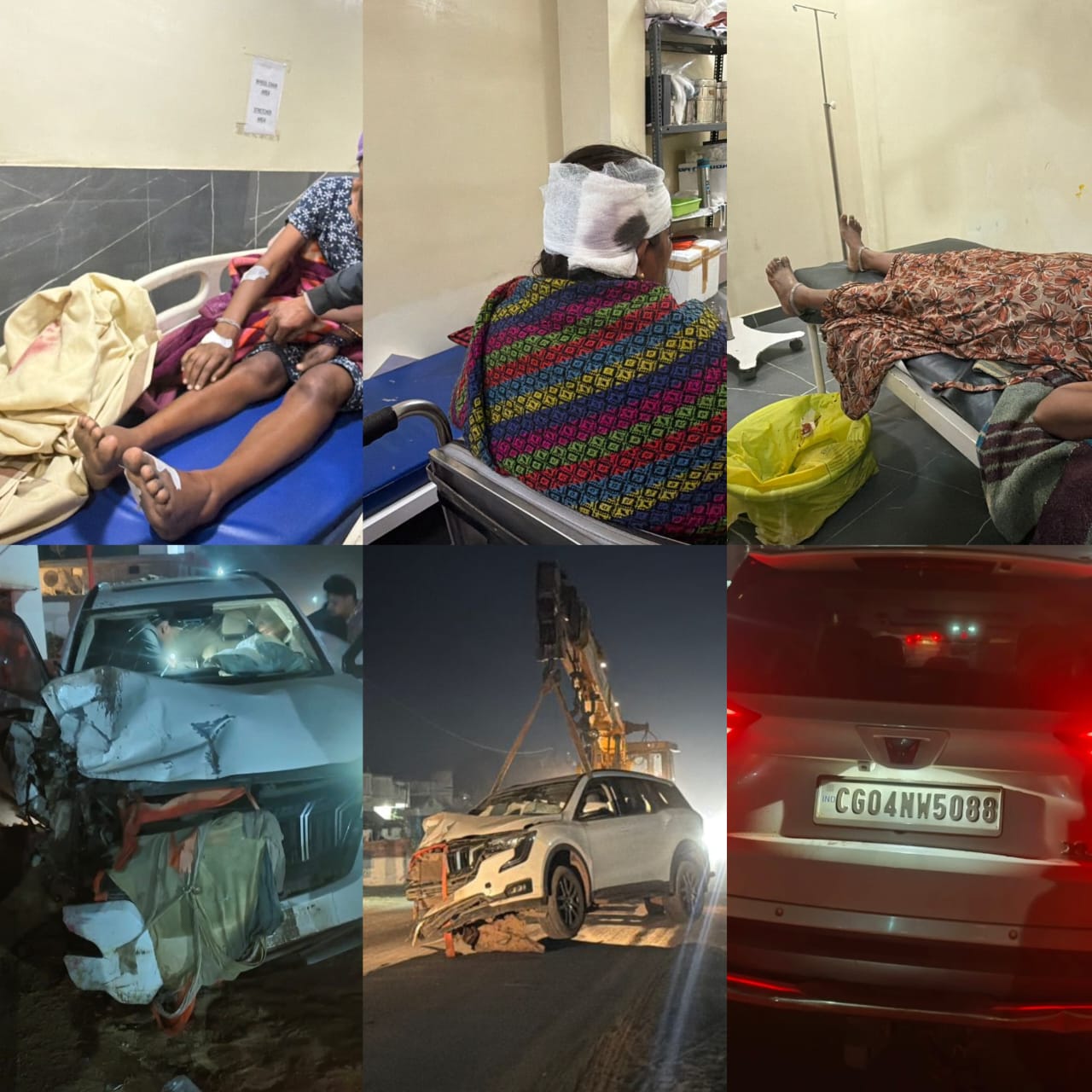 बेकाबू XUV700 ने रौंदा सिमगा का पौंसरी गांव, तीन मकान टूटे; एक नाबालिग के दोनों पैर फ्रैक्चर